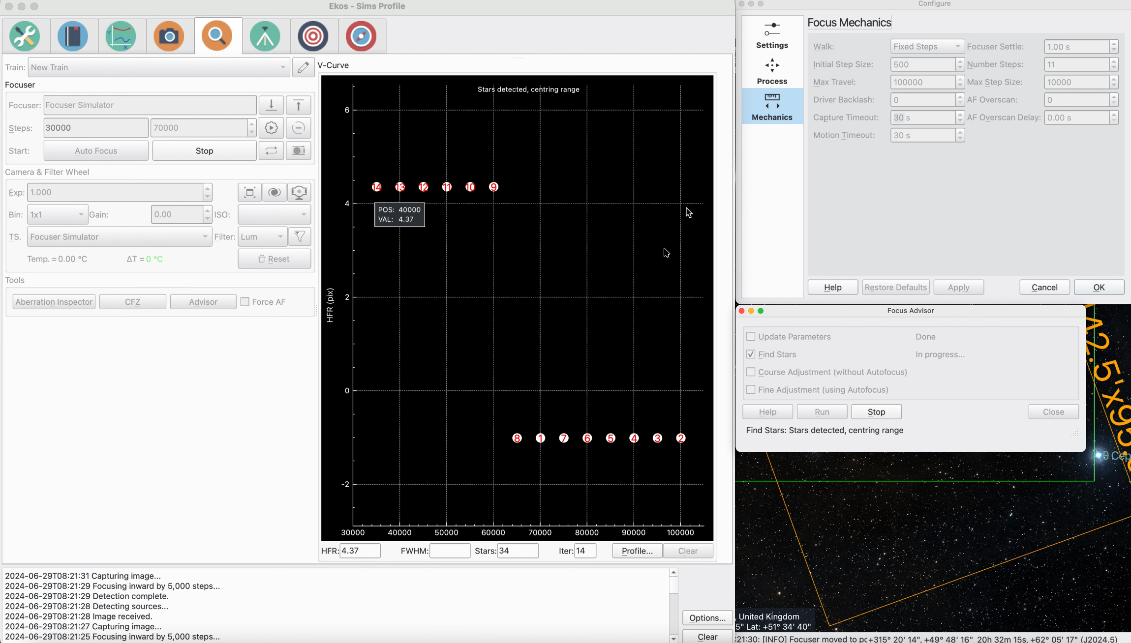 John Evans explains parameter tuning in KStars.